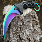 Titanium Rainbow Karambit Replica (7.5")