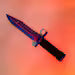 Red Bayonet Knife Replica