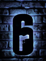 R6S Logo Light-Up Sign