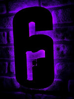 R6S Logo Light-Up Sign